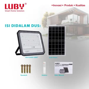 LED Floodlight Remote & Solar Panel Luby Tipe LBKS-508, 50w, 100w, 200w, 300w