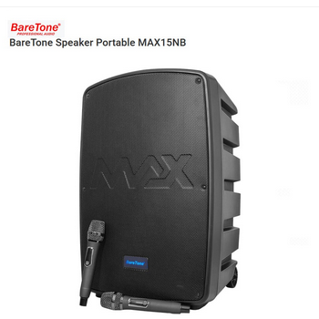 AUDIO PORTABLE SPEAKER BARETONE 15 INCH | MAX15NB